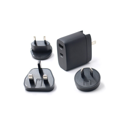 Okdo 36 W PD + QC Multihead PSU Plug In Power Supply 5→20V dc Output, 1.75→3A Output