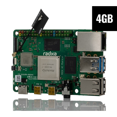 Okdo Bulk ROCK 4 Model C+ 4GB Single Board Computer- Box of 100