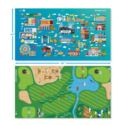 Sphero Code Mat Sphero City & Golf for Sphero Robot Explorer Kit Classroom Kit