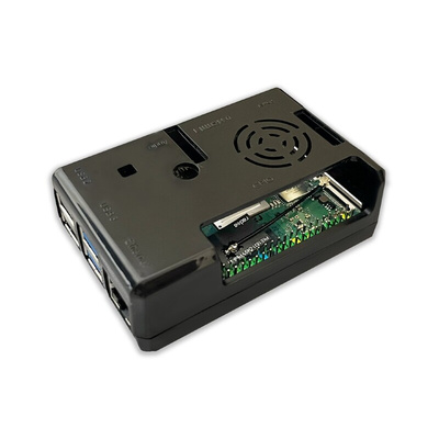 SB COMPONENTS LTD ROCK SBC Case for use with ROCK 4C+ and ROCK 5A Single Board Computers, Black