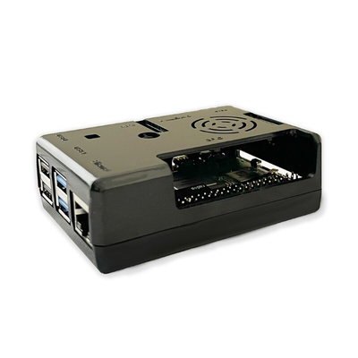 SB COMPONENTS LTD ROCK SBC Case for use with ROCK 4C+ and ROCK 5A Single Board Computers, Black