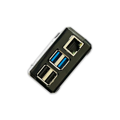 SB COMPONENTS LTD ROCK SBC Case for use with ROCK 4C+ and ROCK 5A Single Board Computers, Black