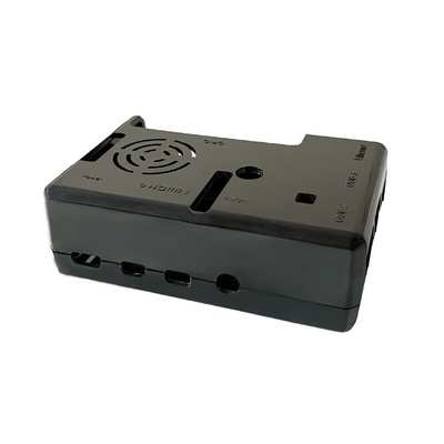 SB COMPONENTS LTD ROCK SBC Case for use with ROCK 4C+ and ROCK 5A Single Board Computers, Black