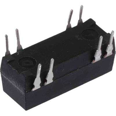 RS PRO PCB Mount Reed Relay, 5V dc Coil, SPST, 200V dc Max, 1 A Max, 500Ω
