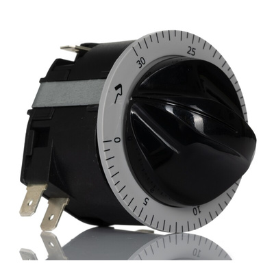 RS PRO Panel Mount Timer Relay, 0 → 30min, DPDT