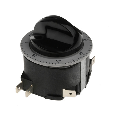 RS PRO Panel Mount Timer Relay, 250V ac, 0 → 120min, DPDT