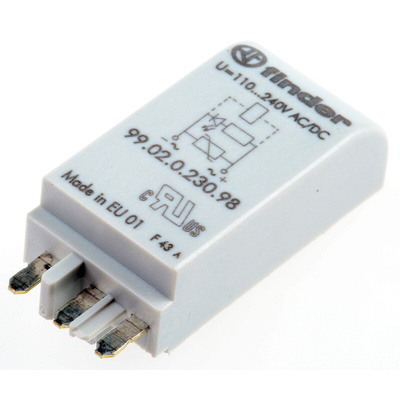 Finder Pluggable Function Module, LED Varistor
