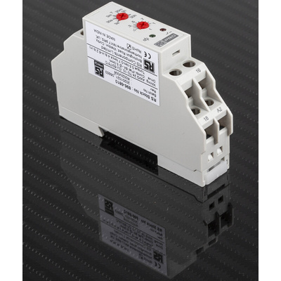 RS PRO DIN Rail Mount Timer Relay, 24V ac, 1-Contact, 0.3 s → 30h, 1-Function, SPDT