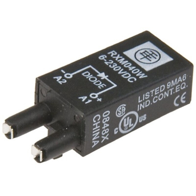 Schneider Electric Pluggable Function Module, Diode for use with All Sockets
