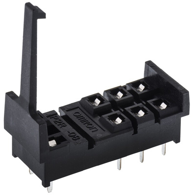 Omron 8 Pin 250V ac PCB Mount Relay Socket, for use with 2 Pole G2RS Series