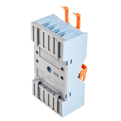 Releco MRC 8 Pin 300V ac DIN Rail Relay Socket, for use with MRC Series 8-Pin Relay