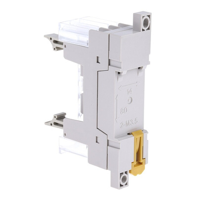 Omron P7SA 10 Pin 24V dc DIN Rail Relay Socket, for use with G7SA Series