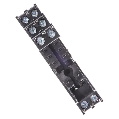 TE Connectivity 5 Pin 240V ac DIN Rail Relay Socket, for use with RT Series