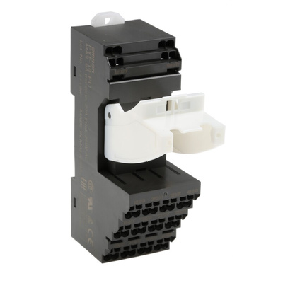 Omron 14 Pin 250V ac DIN Rail Relay Socket, for use with MY Series General Purpose Relay