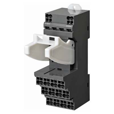 Omron 14 Pin 250V ac DIN Rail Relay Socket, for use with MY Series General Purpose Relay