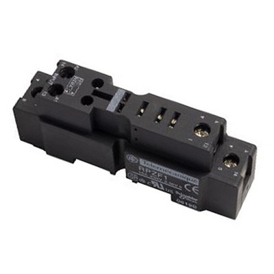 Schneider Electric Harmony Relay RP 5 Pin 250V DIN Rail Relay Socket, for use with Plug-In Relay RPM (1CO) Series