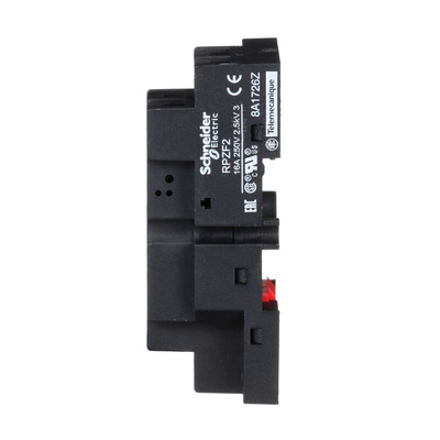 Schneider Electric Harmony Relay RP 8 Pin 250V DIN Rail, Panel Mount Relay Socket, for use with Plug In Relay RPM (2CO)