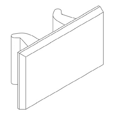 Schneider Electric Legend for use with Socket RSLZ, 2 sheets of 64 pieces