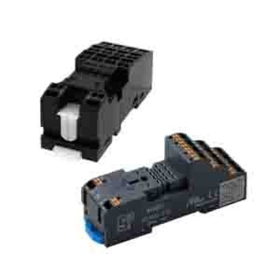 Idec SU 14 Pin 300V ac DIN Rail Relay Socket, for use with RU4