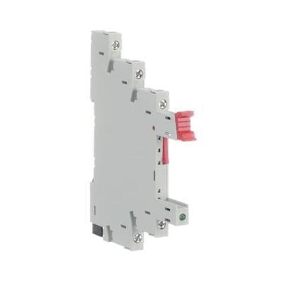 ABB CR-S 1 Pin 220 → 240V ac/dc DIN Rail Relay Socket, for use with CR-S Interface Relay