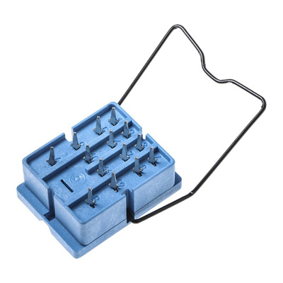 Finder 94 11 Pin 250V ac PCB Mount Relay Socket, for use with 55.34, 55.32 Series Relay