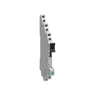 Lovato HR SERIES 2 Pin 250V DIN Rail Relay Socket, for use with Relay