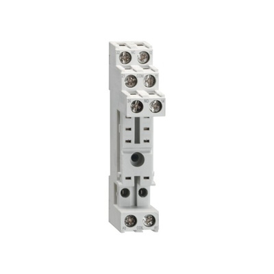 Lovato HR SERIES 230V ac DIN Rail Relay Socket, for use with Relay