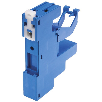Finder 97 8 Pin 250V ac DIN Rail Relay Socket, for use with 46.52 Series Relay