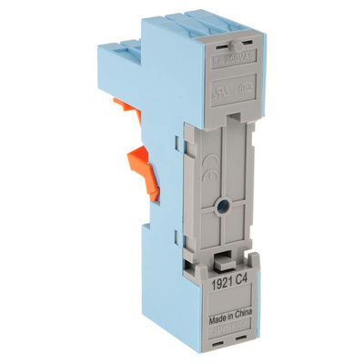 Releco MRC 8 Pin 250V ac DIN Rail Relay Socket, for use with IRC Series