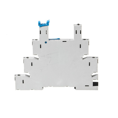 Finder 93 5 Pin 12V ac/dc DIN Rail Relay Socket, for use with 34.51 Series Relay
