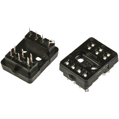 TE Connectivity 24V dc DIN Rail Relay Socket, for use with RF Relay, Signal Relay, Telecom Relay