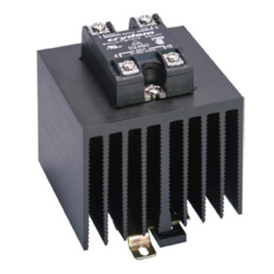 Sensata / Crydom HS122DR Series DIN Rail Relay Heatsink for Use with 1 or 2 single or dual SSR