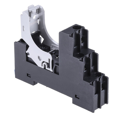 Sensata / Crydom ED Series 5 Pin 250V DIN Rail Relay Socket, for use with ED Series