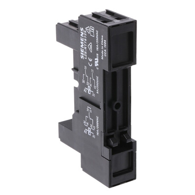 Siemens LZS Snap-On Rail Mount Relay Socket