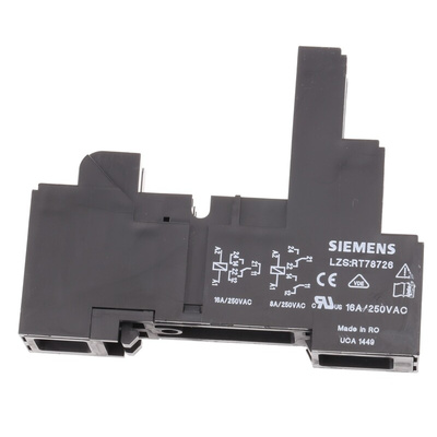 Siemens LZS Snap-On Rail Mount Relay Socket
