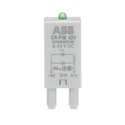ABB CR-P 6 → 24V dc Plug In Relay Socket, for use with CR-P Series PCB Relays