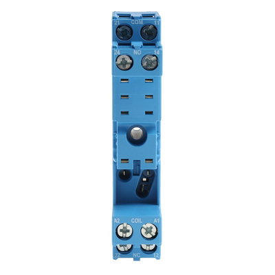 Finder 95 8 Pin 250V ac DIN Rail Relay Socket for use with Various Series