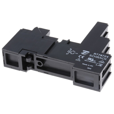 TE Connectivity 240V ac DIN Rail Relay Socket, for use with RT Series