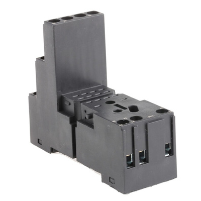 Omron PYF14 14 Pin 250V ac DIN Rail Relay Socket, for use with MY2, MY4