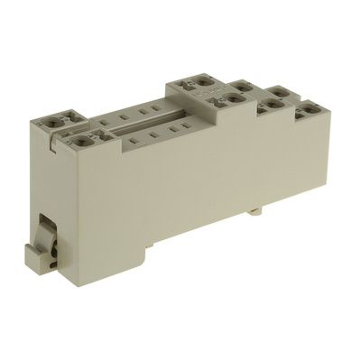 Omron 8 Pin 250V ac DIN Rail Relay Socket, for use with MY2 Series
