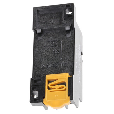 Omron 250V ac DIN Rail Relay Socket, for use with MY3 Series