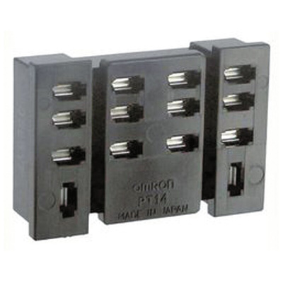 Omron 14 Pin 250V ac PCB Mount Relay Socket, for use with LY Series Relay