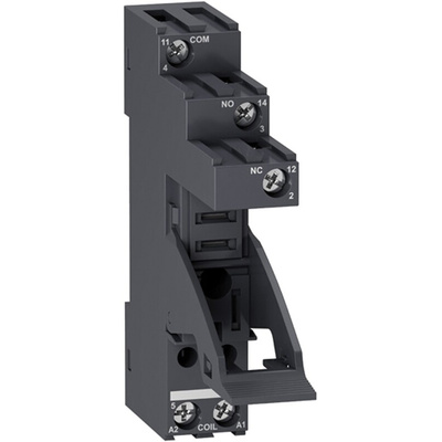 Schneider Electric Harmony Relay RXG 5 Pin 250V DIN Rail Relay Socket, for use with RXG Series Relay