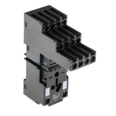 Schneider Electric RXZ 14 Pin <250V DIN Rail Relay Socket, for use with Relais Series RSZ