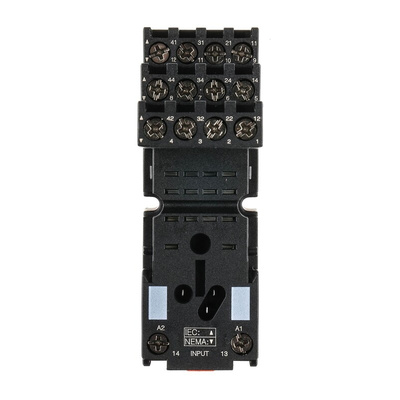 Schneider Electric RXZ 14 Pin <250V DIN Rail Relay Socket, for use with Relais Series RSZ