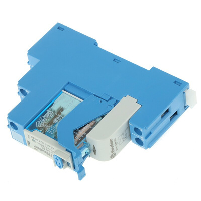 Finder 4C Series Interface Relay, DIN Rail Mount, 24V dc Coil, SPDT, 1-Pole