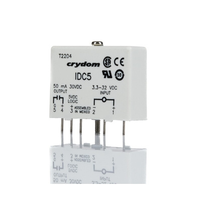 Sensata / Crydom Interface Relay Module, PCB Mount, 110V ac/dc Coil, 34mA Load