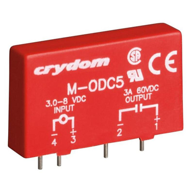 Sensata / Crydom M SERIES Series Interface Relay Module, PCB Mount, 5V dc Coil, 18mA Load
