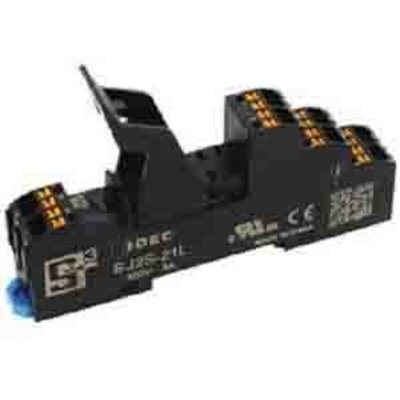 Idec SJ 8 Pin 300V ac DIN Rail Relay Socket, for use with RJ & RF2S