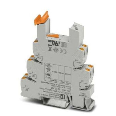 Phoenix Contact PLC-BPT 1 Pin 120V ac/dc DIN Rail Relay Socket